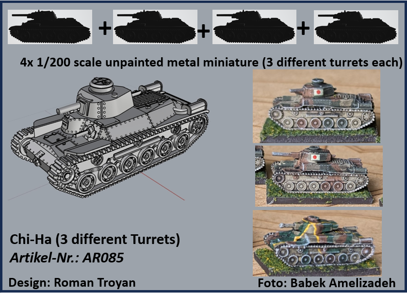 Bild 1 von Type 97 Chi-Ha, Shinhoto Chi-Ha, 120mm (4x)